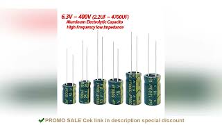 10V 16V 25V 35V 50V 400V High Frequency Low ESR Aluminum Capacitor 100UF 220UF 330UF 470UF 680UF 100