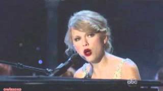 Taylor Swift - Back to December Live - CMA awards 2010