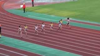 2013年 兵庫県郡市区対抗陸上競技大会 高校以上女子100m決勝