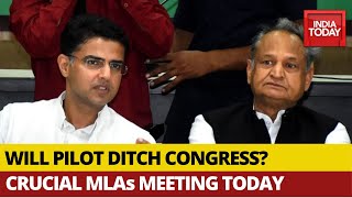 Ashok Gehlot Loyalists Arrive At CM Residence, All Eyes On Whether Pilot Will Ditch Congress
