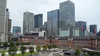 【TOKYO TORCH／東京駅前常盤橋プロジェクト】高さ日本一390mの超高層ビル「Torch Tower」建設予定地／朝日生命大手町ビル、日本ビルヂングの解体状況（2023年8月28日）