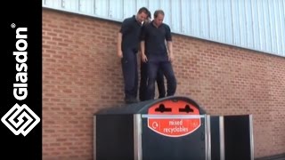 Glasdon UK | Product Testing | Modus™ outdoor recycling bin housing