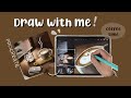 ✨DRAW WITH ME #2✨ Coffee time with Procreate (eng) || vivi mint