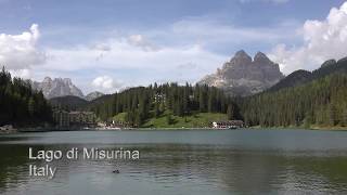 Lago die Misurina in 4k UHD filmed with Sony FDR-AX700