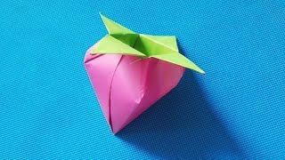 折纸王子：草莓收纳盒折纸大全教程讲解详细一看就会 Origami tutorial 折り紙教程