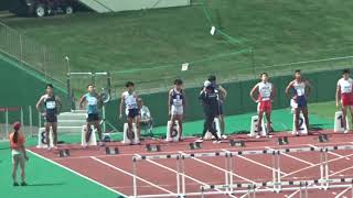 第1回　Athlete Night Games in FUKUI　男子 110ｍＨ(1.067m) 決勝