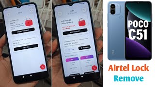 POCO C51 Airtel Lock | Solution | Airtel Exclusive | POCO C51 Airtel Unlock | Without PC