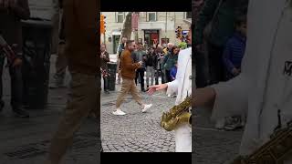 Amazing Street Musicians #jazz #barcelonastreet #streetmusicians #tango #spanishguitar #guitar