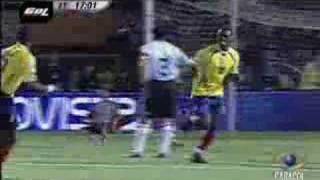 colombia 2 -argentina 1........ golazo de ruben dario bustos