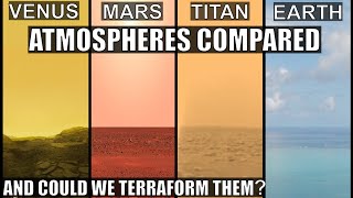 Venus/Mars/Titan/Earth Atmospheres Compared And Could We Terraform Them?