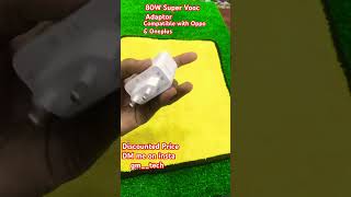 80W Super Vooc Adaptor | Compatible with  Oneplus \u0026 Oppo #oppo #oneplus #shorts #short #shortvideo