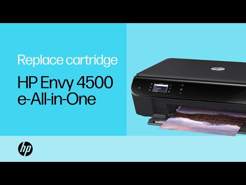 Replacing a Cartridge - HP Envy 4500 e-All-in-One Printer Replacing a Cartridge - HP Envy 4500 e-All-in-One Printer