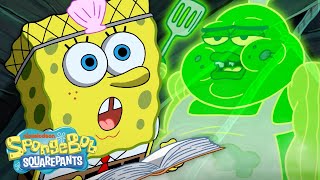 SpongeBob Summons a Ghost 👻 | Full Scene | SpongeBob