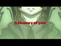 A Memory of you-// FT: F! Inseparable Duo // Angst // Read Description ⁉️