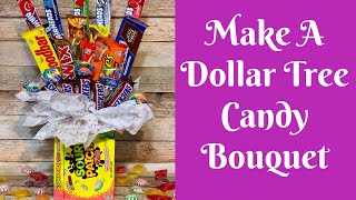 Dollar Tree Valentine’s Day Crafts: How To Make A Dollar Tree Candy Bouquet