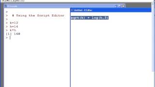 R Tutorial : Using Script Editor