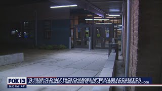 Deputies 13-year-old falsely accuses classmate of threatening to 'shoot up' school | FOX 13 Seattle