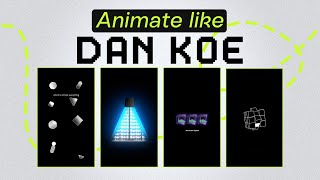 Animate Like Dan Koe - (Full Course)