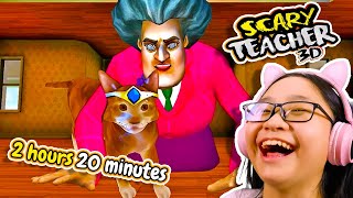 I Played Scary Teacher 3D again for 2 Hours 20 Minutes! (SUPERCUT PART 2)