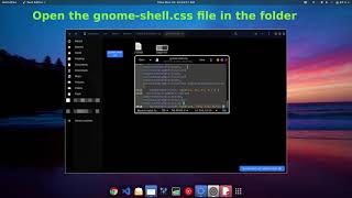 How to make a floating top panel/bar gnome linux | Make top panel float gnome linux