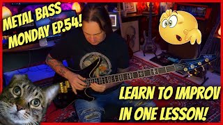 💥Learn to solo and improv in one lesson- All the tools you need! (Metal Bass Monday EP.54)