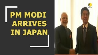 PM Modi arrives in Japan; receives a warm welcome