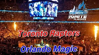 Orlando Magic Toronto Raptors 2019 Playoff Introductions