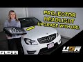 New Xenon Style Projector headlight upgrade on 2012+ Mercedes C-Class W204