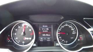 AUDI RS5 0-130Km/h ACCELERATION UNCUT VERSION - NÜRBURGRING MAI 2010