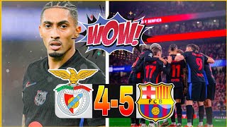 la remontada: Barcelone VS Benfica