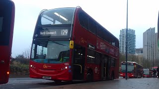 FRV + Diversion | Go Ahead London Route 129 | North Greenwich - Lewisham | E182 \u0026 E185