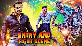 Challenging Star Darshan Entry Scene | Top Entry Scene Of South Superstar | South Action Scene 2019