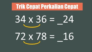 TRIK MATEMATIKA PERKALIAN PULUHAN