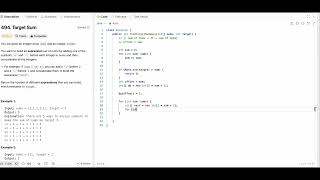 LeetCode 494: Target Sum (Java)