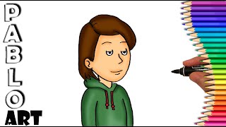 How to draw Boris Animate from GoAnimate | Learn to Draw step by step