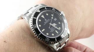 Rolex Sea-Dweller "Triple Six" (VINTAGE) 16660 Luxury Watch Review