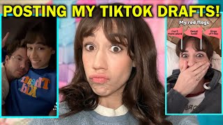 Posting My Cringe Tiktok Drafts