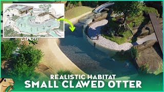 Realistic Small-Clawed Otter Habitat - From Concept to real - Planet Zoo