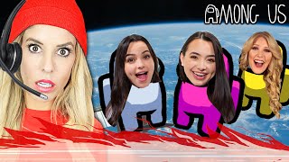 Rebecca Zamolo Plays Among Us w/ Real Gamers! Merrell Twins, Brianna, Royalty Family! Zamfam Gaming