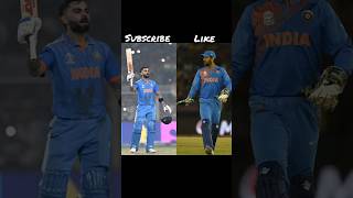 Virat Kohli Vs Mahendra Singh Dhoni ! Full Comparison video ! #Shorts