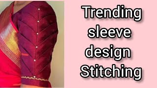 trending puff sleeve design stitching in tamil/thangam tailor/புது மாடல் கப் கை தைப்பது/tips video