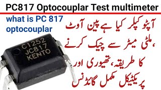 How to test Pc817 opto isolator|how to does it work|what is optocouplar|PC ko check karne ka tarika