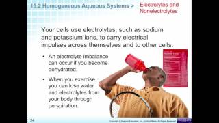 Chapter 15.2 Homogeneous Aqueous solutions