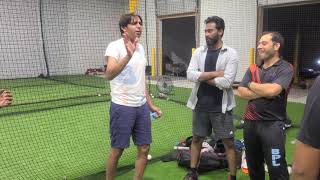 Bowling tips from Mohammad Asif