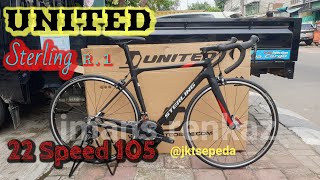 First impression Roadbike United Sterling R1 | Sepeda Balap Carbon teringan dikelasnya..