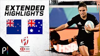 New Zealand v. Australia | 2024 HSBC WORLD RUGBY SEVENS HIGHLIGHTS | 3/3/24 | NBC Sports