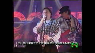 SKIANTOS - Ti Disprezzo Profondamente - LIVE Videomusic