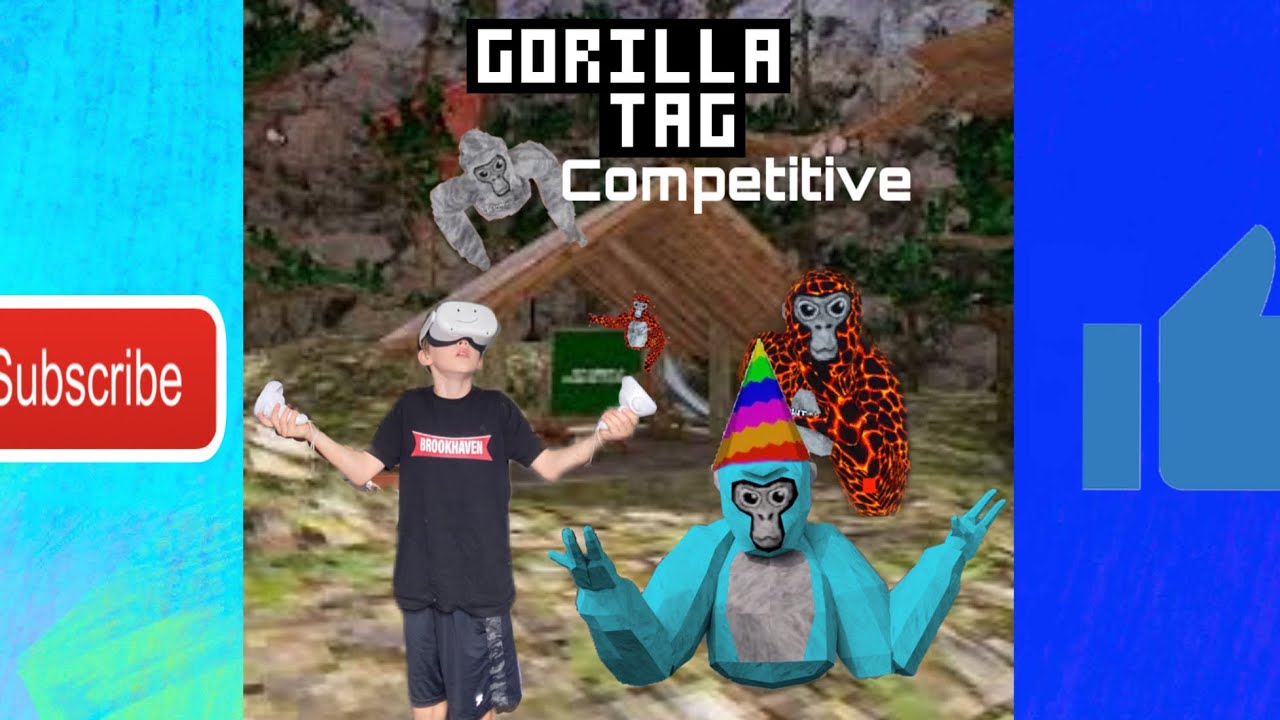 My First Video In A Competitive Lobby In Gorilla Tag Youtube