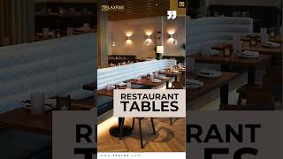 LaxRee Restaurant Tables Designs that set New Trends #shorts #LaxRee #hotelfurniture