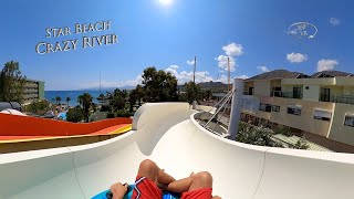 Star Beach Waterpark Crazy River  double 360° VR POV Onride